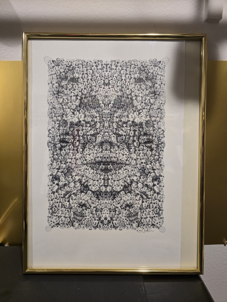 LEE CONKLIN “FACES” – Signed/Numbered Serigraph Print – Limit 50 – Psychedelic F