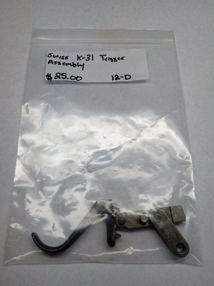 Swiss K-31 Trigger Assembly