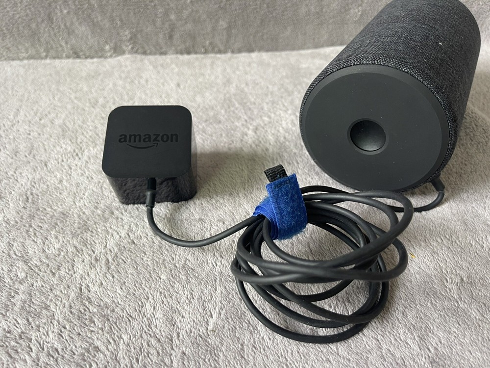 Amazon Echo 2nd Gen Smart Bluetooth Wifi Alexa Speaker Heather Tested Works