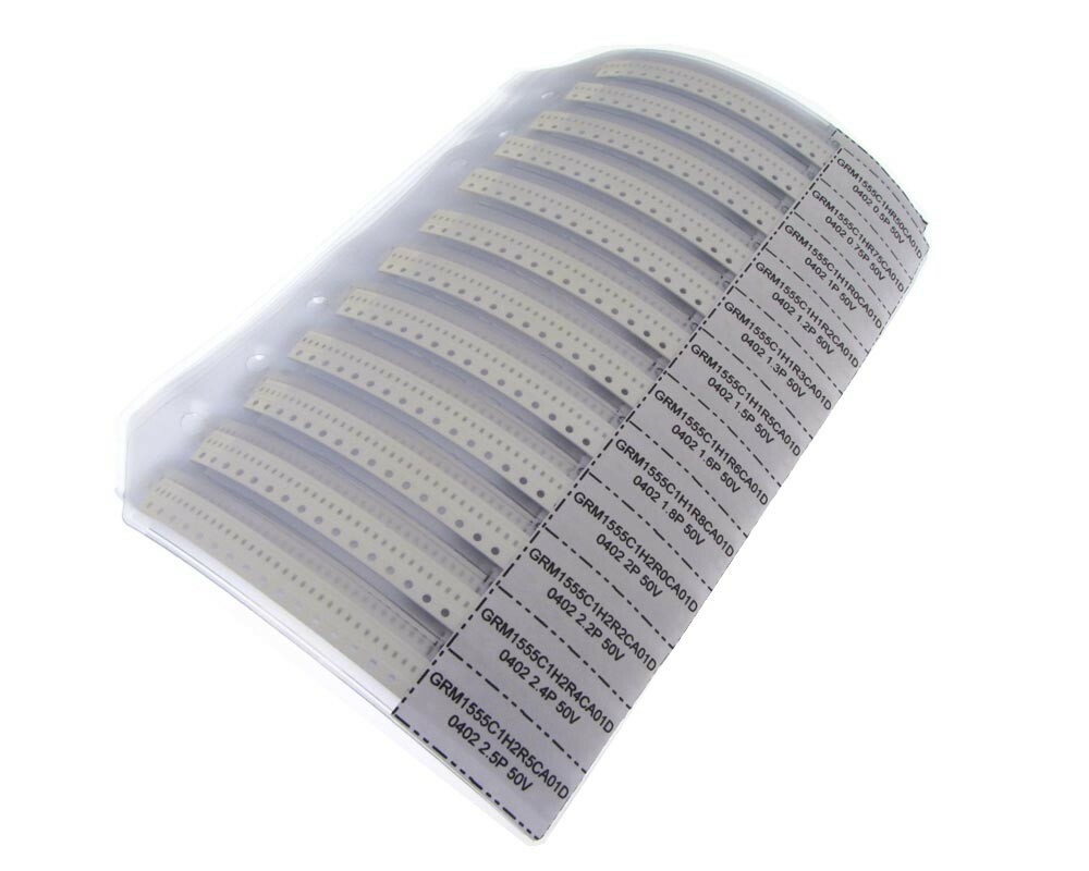 0402 SMD Capacitor Kit 80 Value Total 2000 Pieces Surface mount