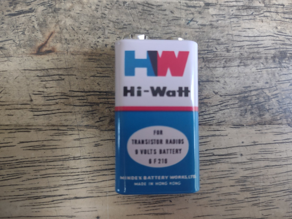 Hi - Watt For Transistor Radios 9 Volt Battery