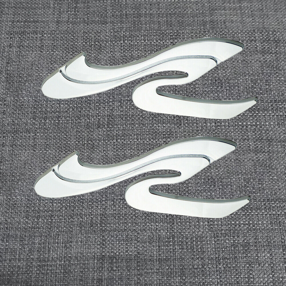 For Sea Ray SR Wave Logo Chrome Emblem SEARAY PART # 205575 SR -2Pc