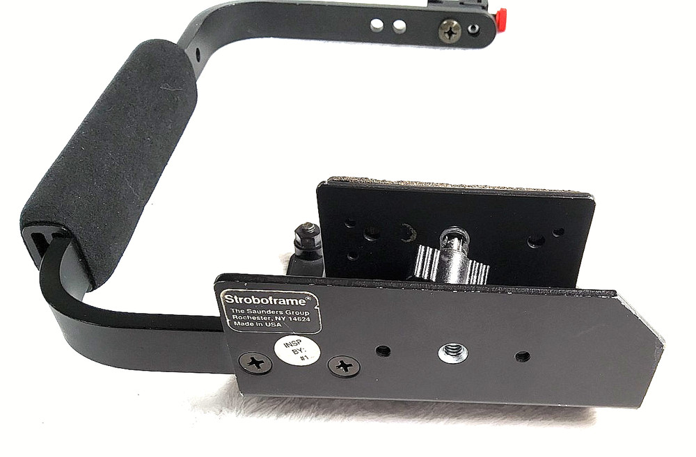 Stroboframe 310-900 Pro Camera Flip Flash Bracket w/ Cork Pad & Flash Mount