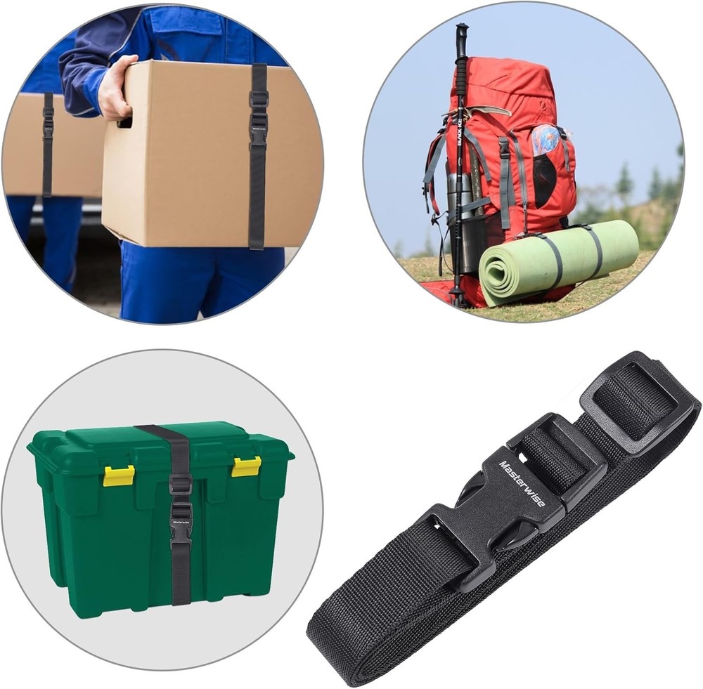 Luggage Strap, 2/4 Pack Heavy Duty Utility Strap with Quick Release