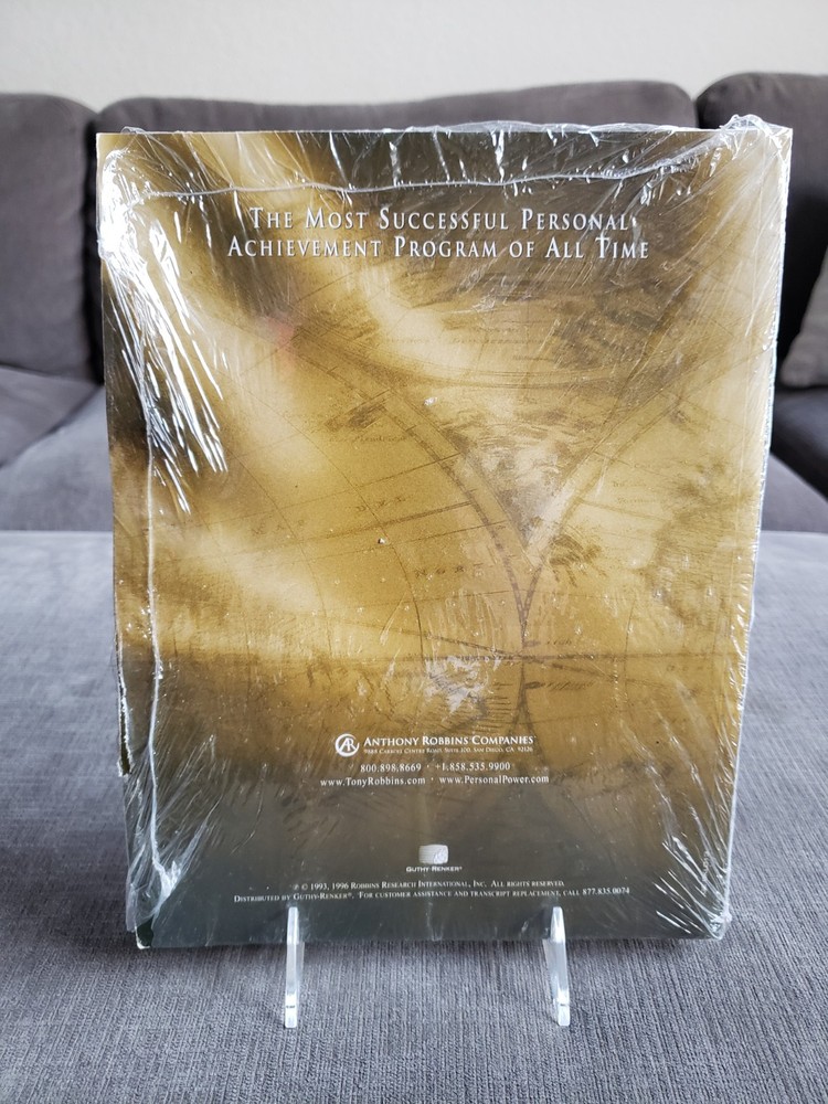 RARE! Tony Robbins Personal Power Classic Edition TRANSCRIPT BOOK SEALED!