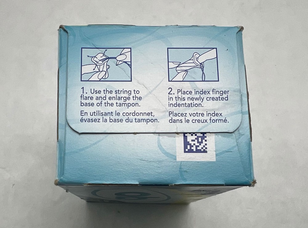 o.b. Tampons Unscented 40ct Applicator-Free Tampons Regular