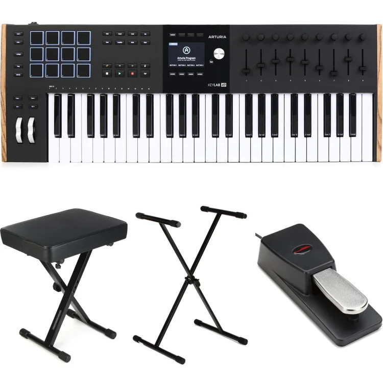 Arturia KeyLab 49 mk3 49-key Keyboard Controller Essentials Bundle - Black