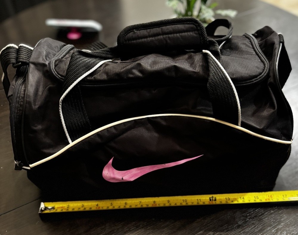 Nike Duffle Bag Black Pink *READ DESCRIPTION
