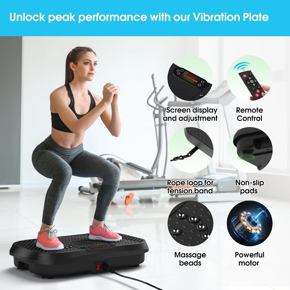 Powerful Vibration Plate for Weight Loss - Efficient Muscle Activation Machine
