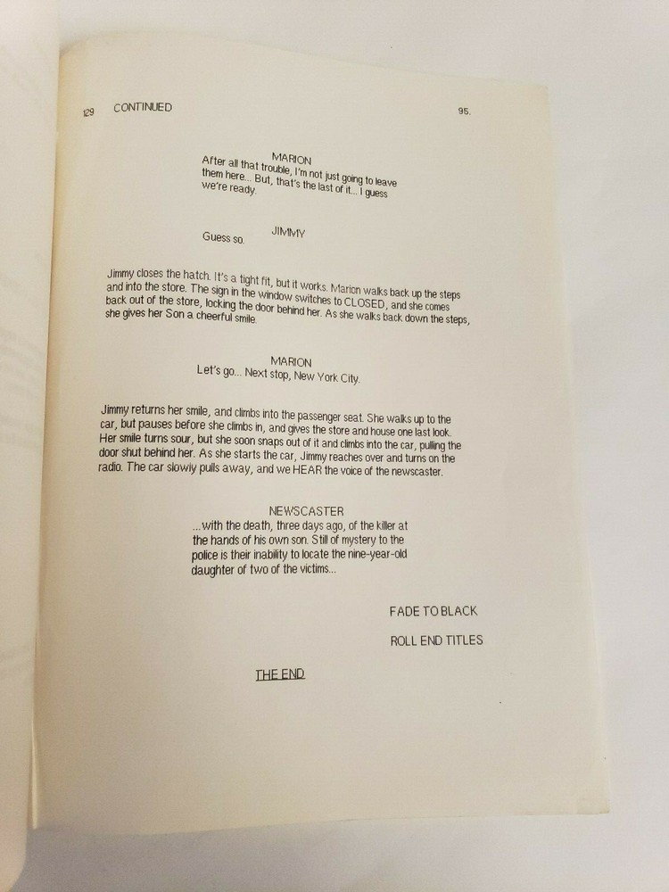 DEVIANT / Stephen Johnston 1990 Unproduced Movie Script Screenplay, 2nd Draft