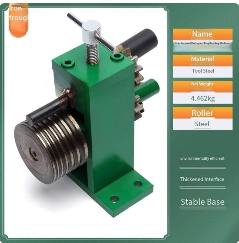 Hand-Cranked Earring and Ring Bending Machine Coiling Machine