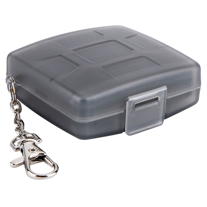 JJC Memory Card Case w/ Lock&Ring fits 2SD+2MSD+2SIM+2Micro SIM+2Nano SIM Cards