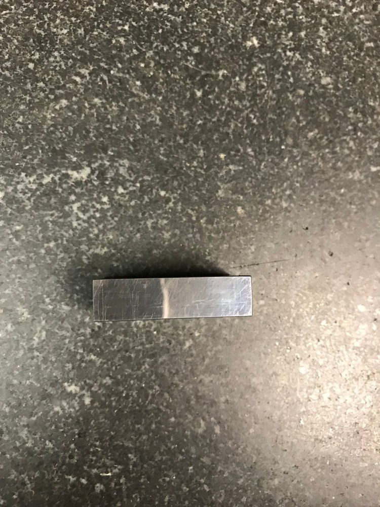 .8500 CARBIDE GAGE BLOCK Grade 2 Rectangular SOLID CARBIDE WRINGS TOGETHER WELL