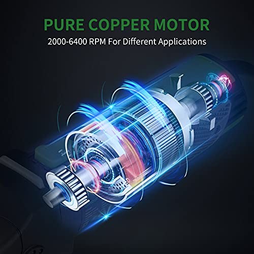 Buffer Polisher, 6 inch Dual Action Buffer for Car Detailing, Variable Speed