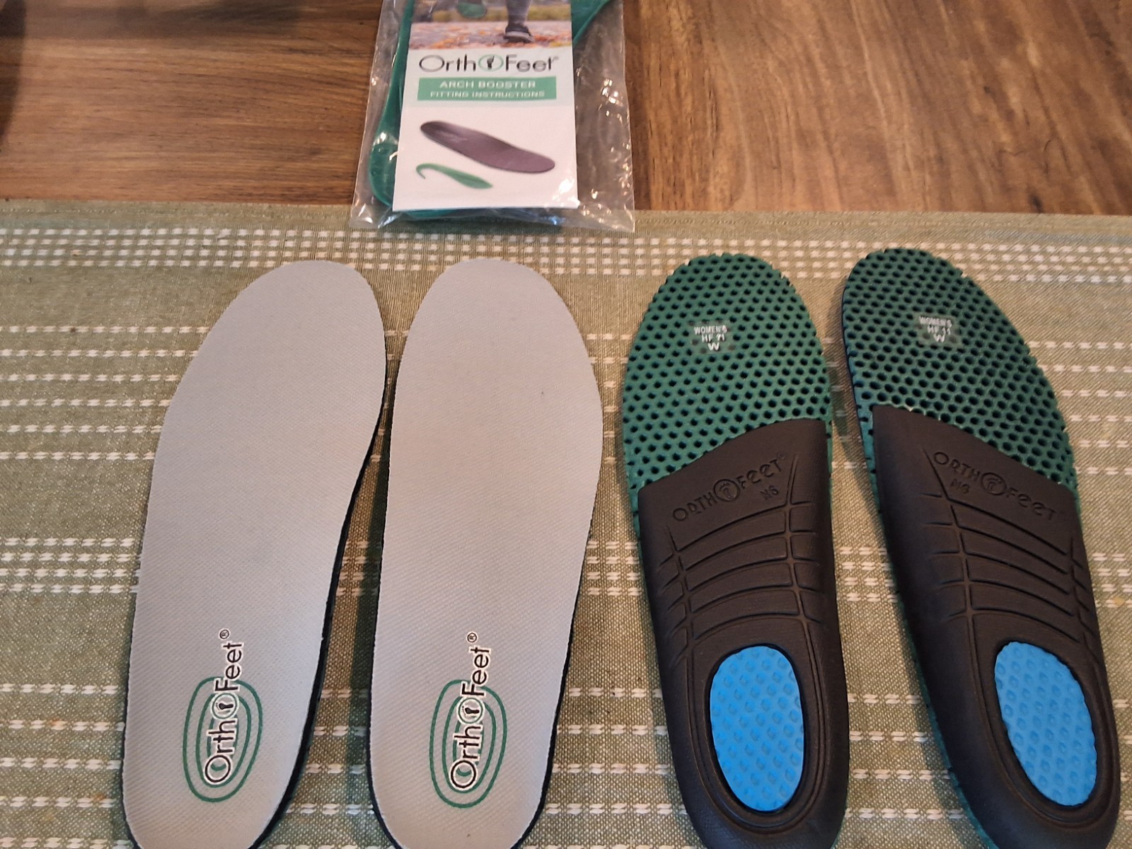 Womens Orthofeet Orthotic Insoles With Arch Booster, Comfort & Pain Relief