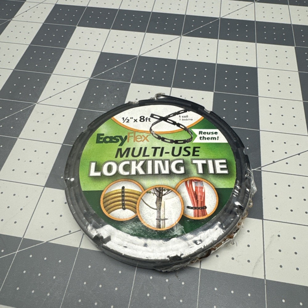 Multi- Use EasyFlex Multi Use Self Locking Ties 1/2" x 8 ft Reusable