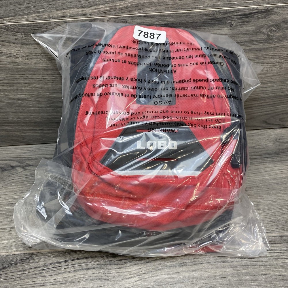 Camelbak Lobo Red Black Hydration Pack Hiking Trail Backpack No Bladder