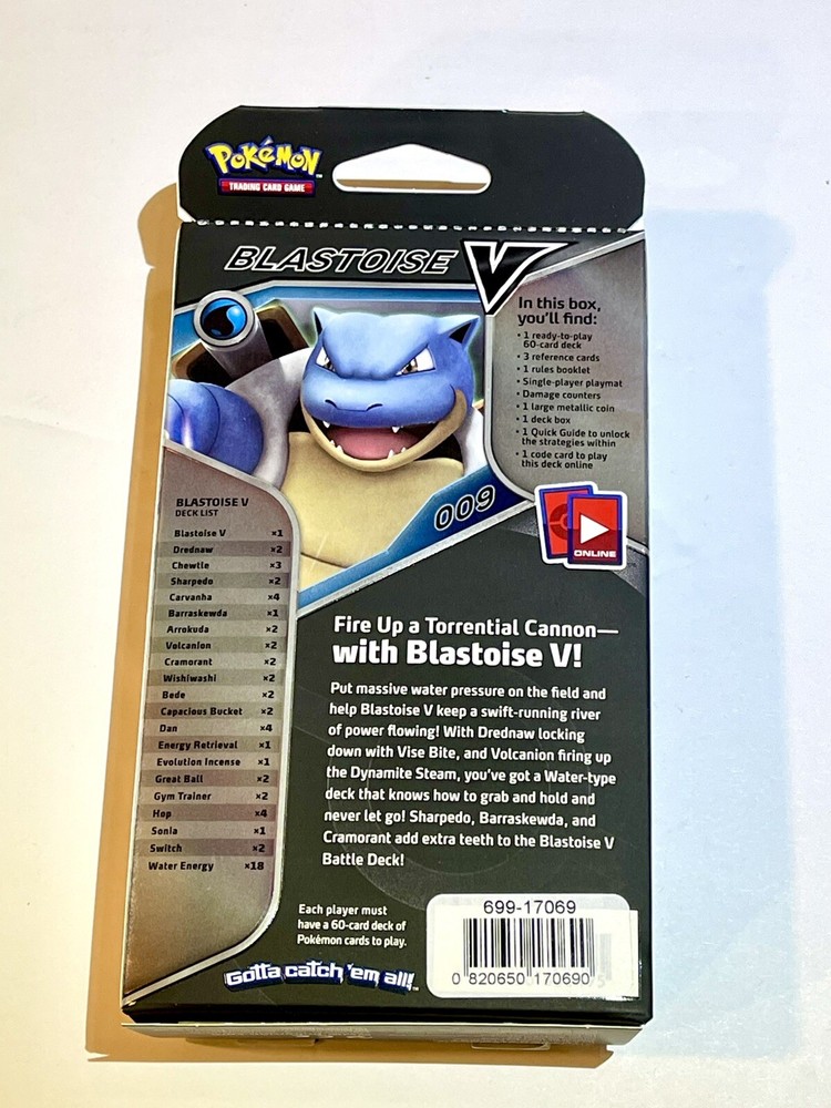 Pokémon TCG Blastoise V Battle Deck