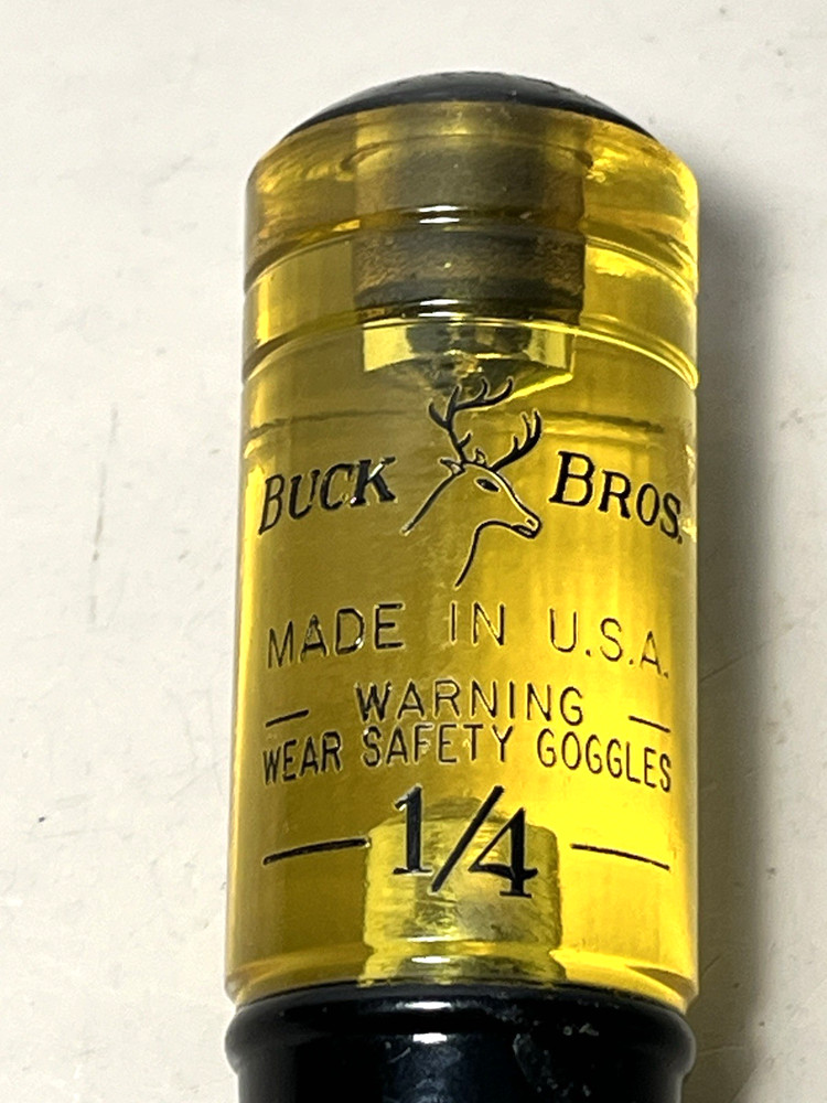 Buck Brothers 1/4" Beveled Edge Socket Chisel