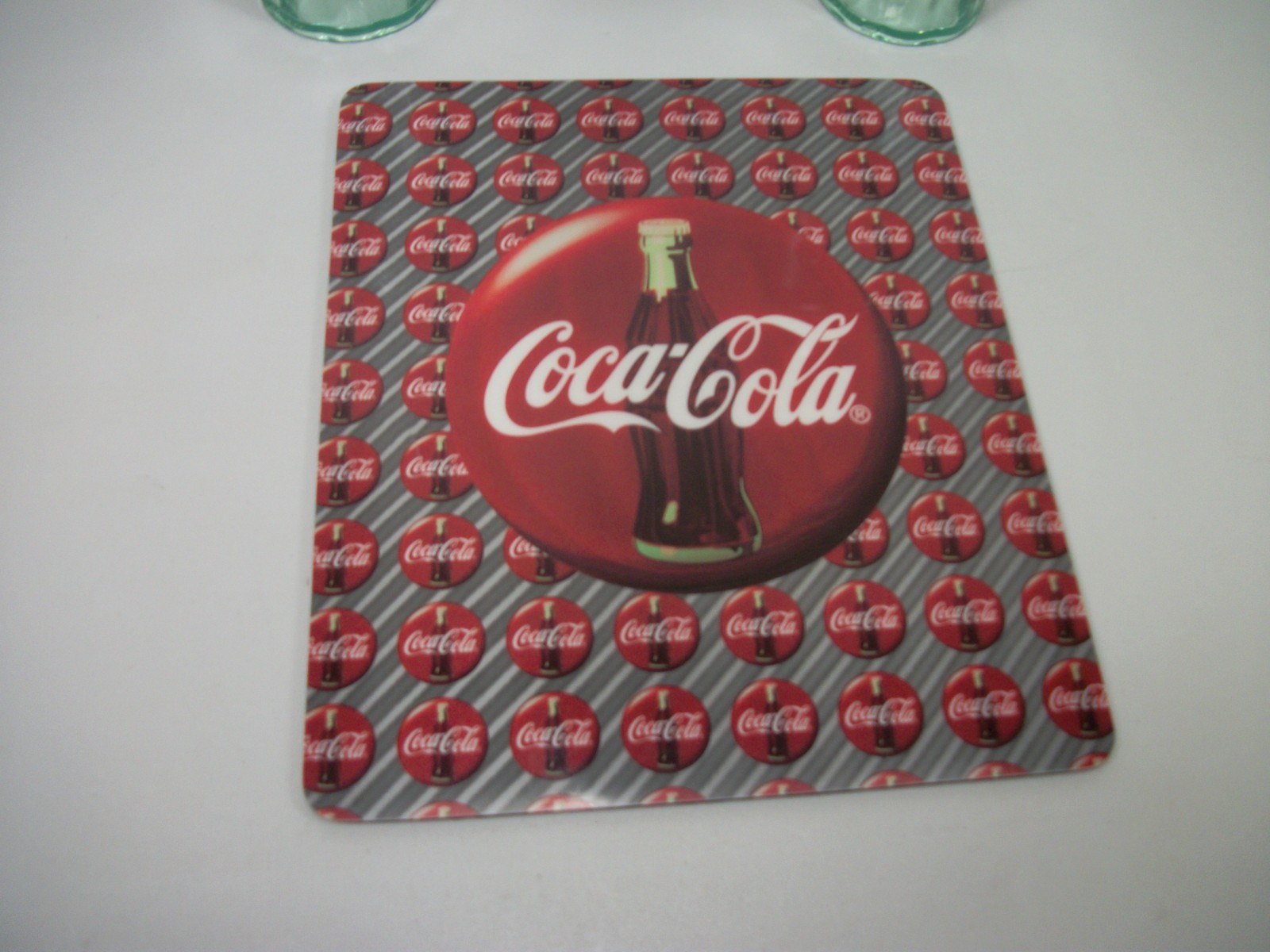 Coca-Cola Coke 1996 3D Mouse Pad NICE With coin Banks