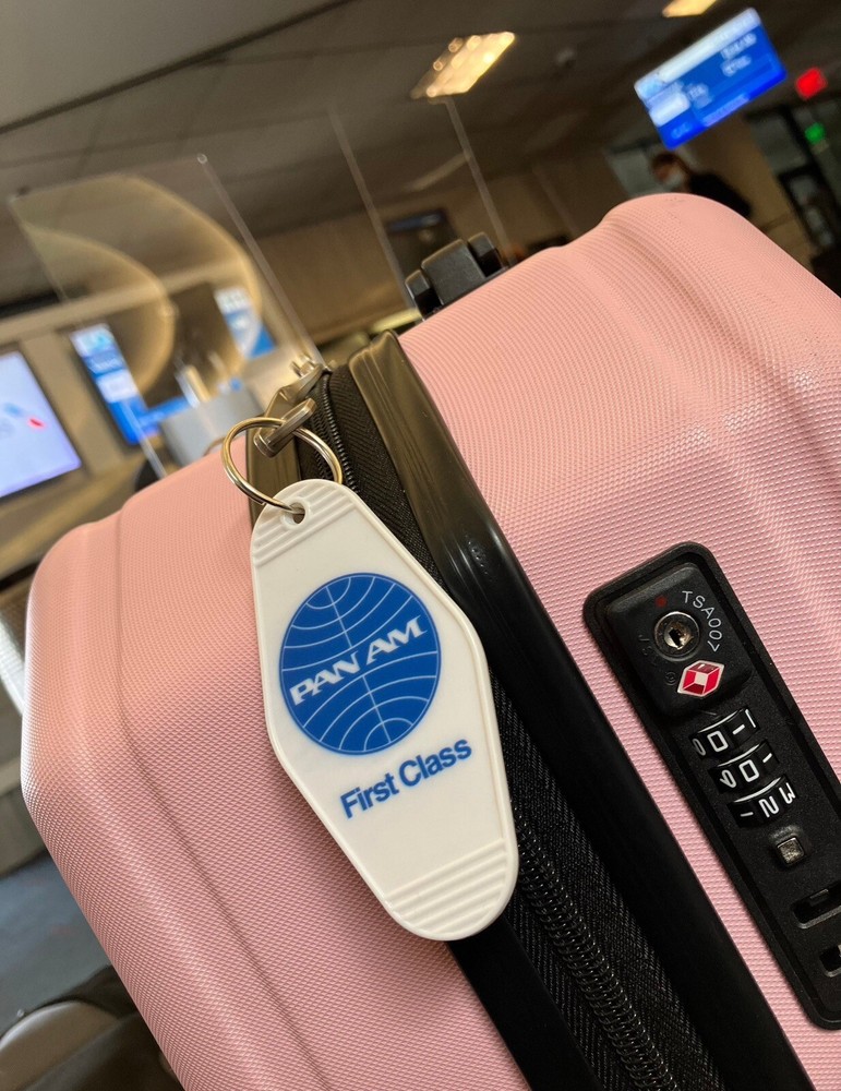 PAN AM “first class” inspired keytag