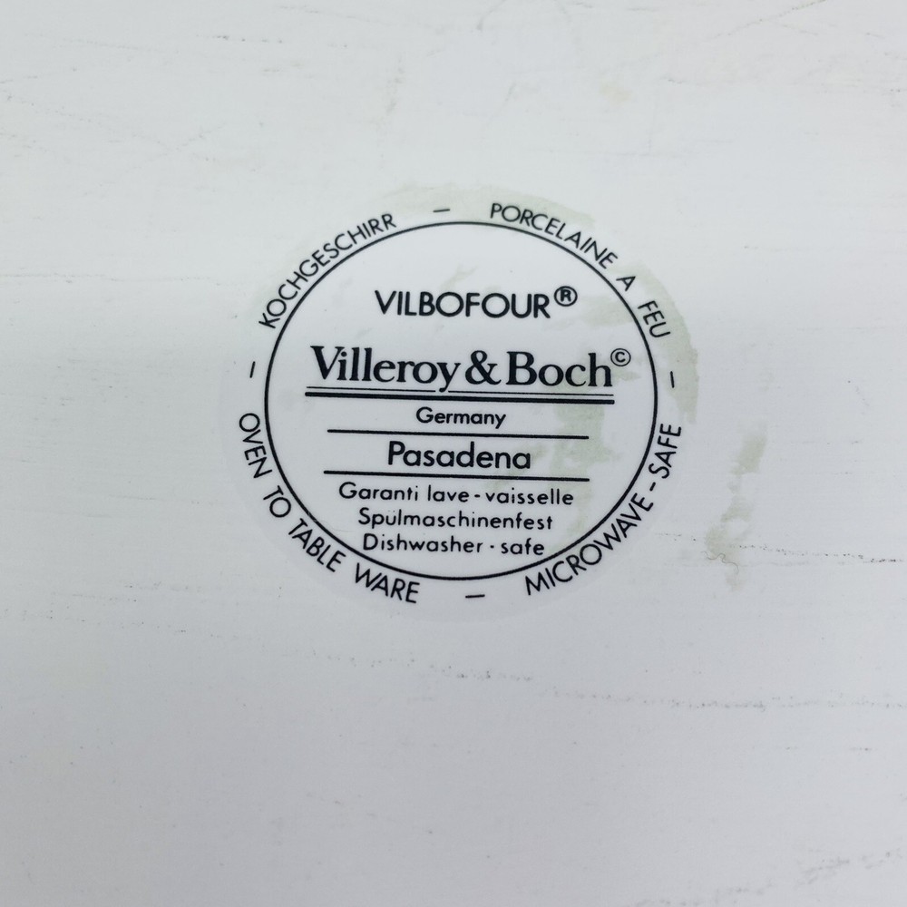 Villeroy & Boch PASADENA Germany 14" Rectangular Lasagna Baker Baking Dish Pan