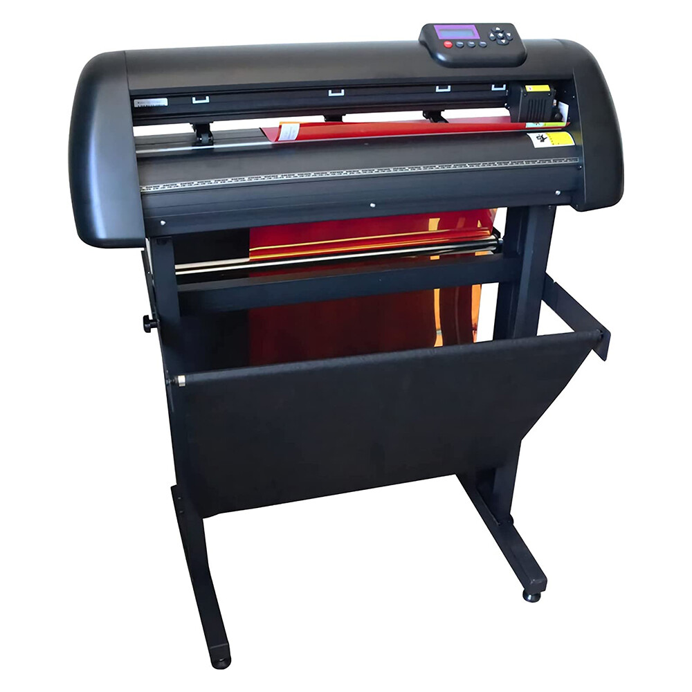 Vinyl Cutter Machine 24in Paper Feed Cutting Plotter with Auto Edge Inspection