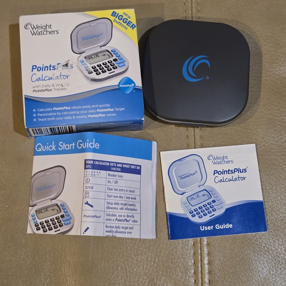 Weight Watchers Points Plus Calculator w/Daily, Weekly PointsPlus Tracker NAC 5A