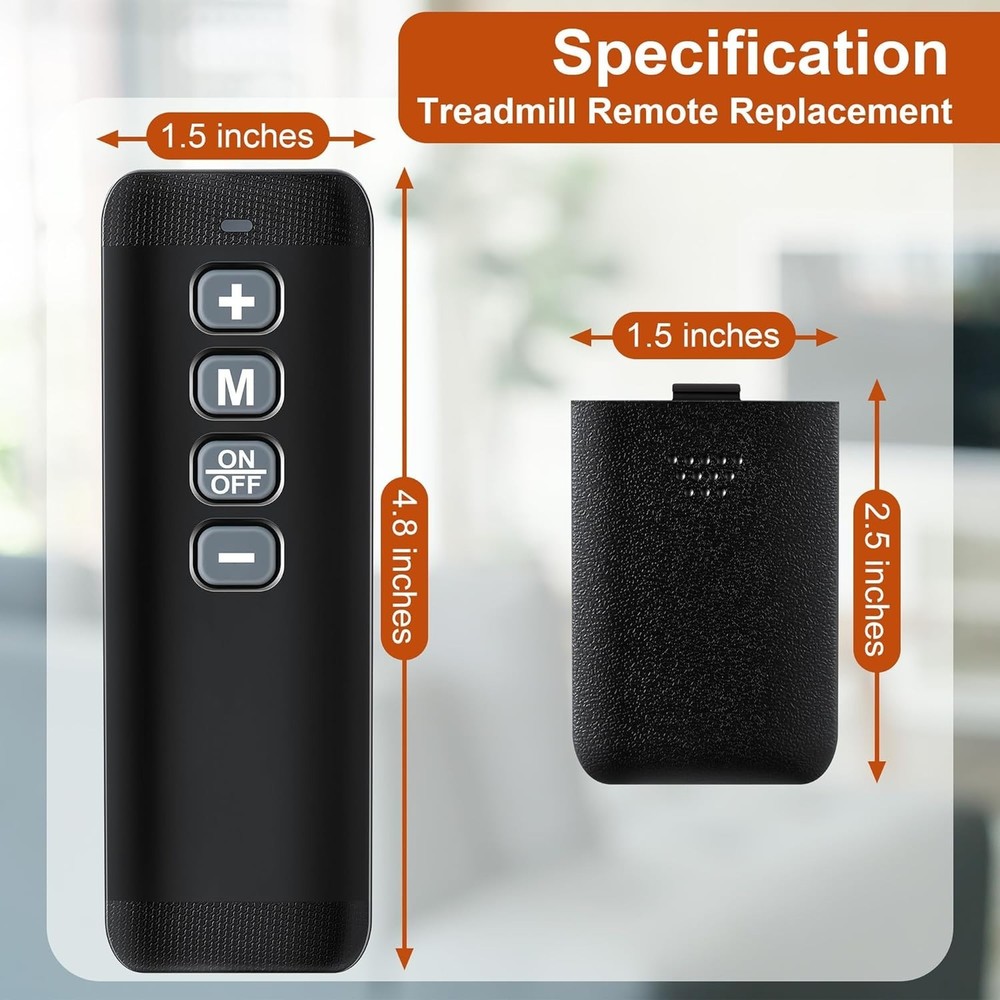 Replacement Treadmill Remote for Q1 Model - Easy Control, Battery Not Include...