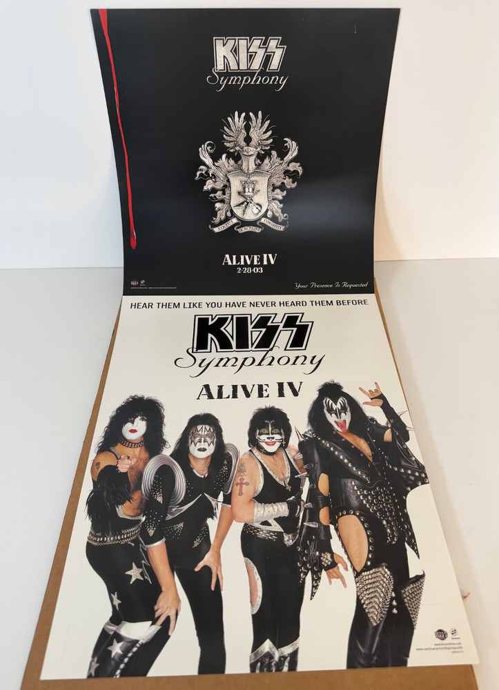KISS Symphony Alive lV In-Store Vintage Promo Perfect Condition Rare 2003 Orig 4