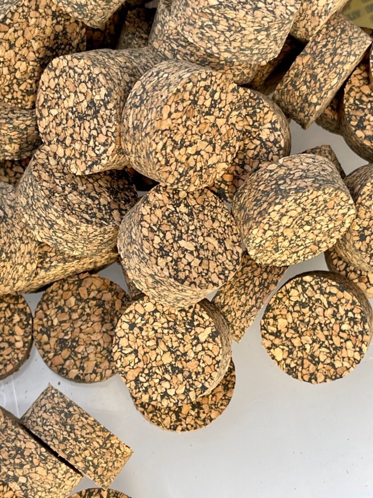 Cork Rings, 50 Spotted, 1 1/4" x 1/2" Solid, Special Pricing!