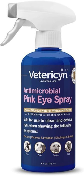 Vetericyn Pink Eye Spray, 16 oz