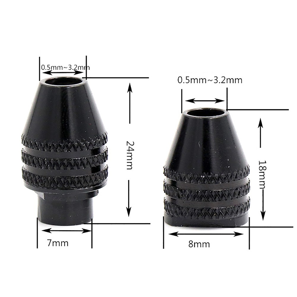 Multi Chuck Keyless Chuck For Dremel Rotary Tool Mini Drill Chuck Adapter Mini M