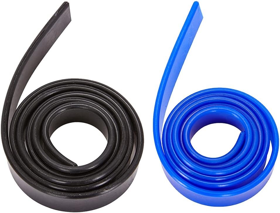 41"" Cut-to-Size Window Squeegee Refills Replacement Rubber Black
