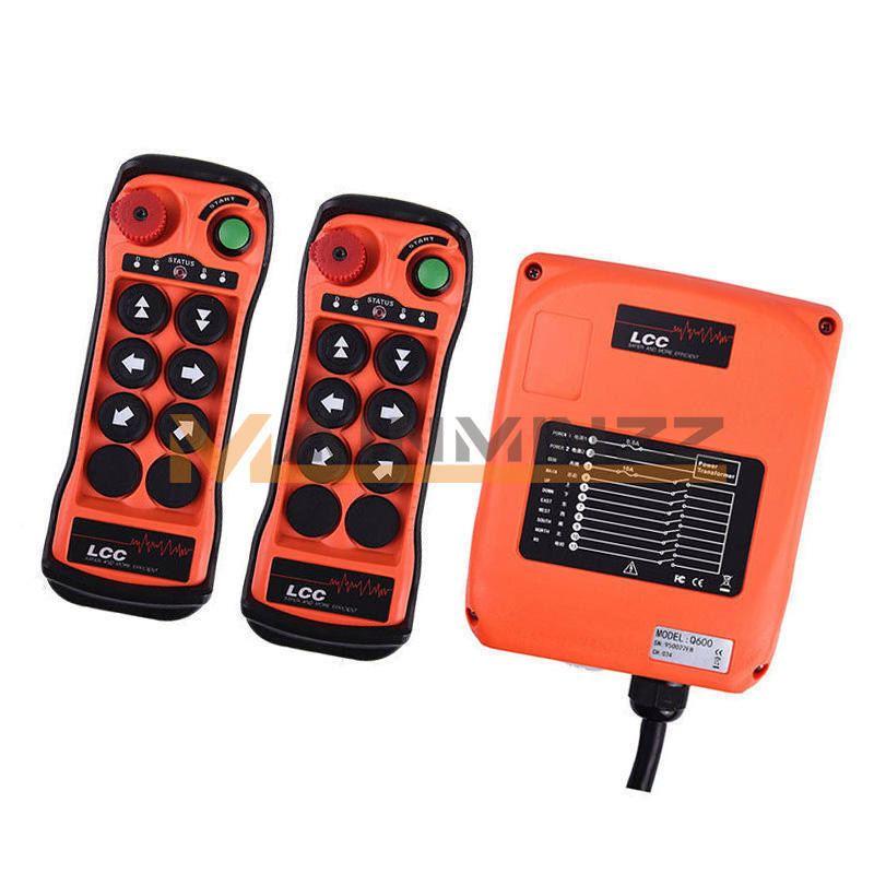 6Button 2T+1R Speed Hoist Crane Industrial Wireless Remote Control 12V-380VQ600
