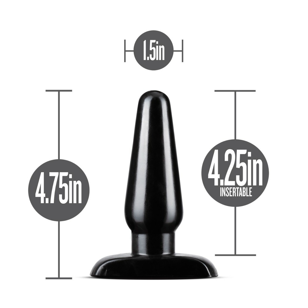 Eden 4.75'' Medium Easy To Insert Smooth  Basic Butt Plug Anal Sex Toy