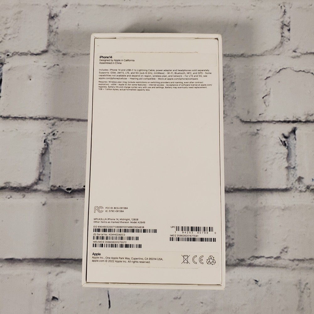 iPhone 14 Box Only
