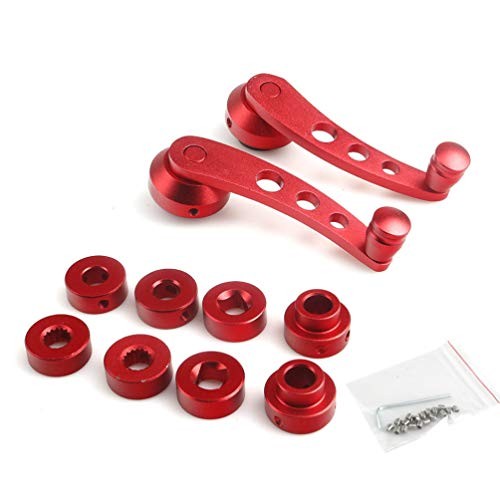 Car Window Handle Set Window Crank Handle Winder Riser Replacement Handles