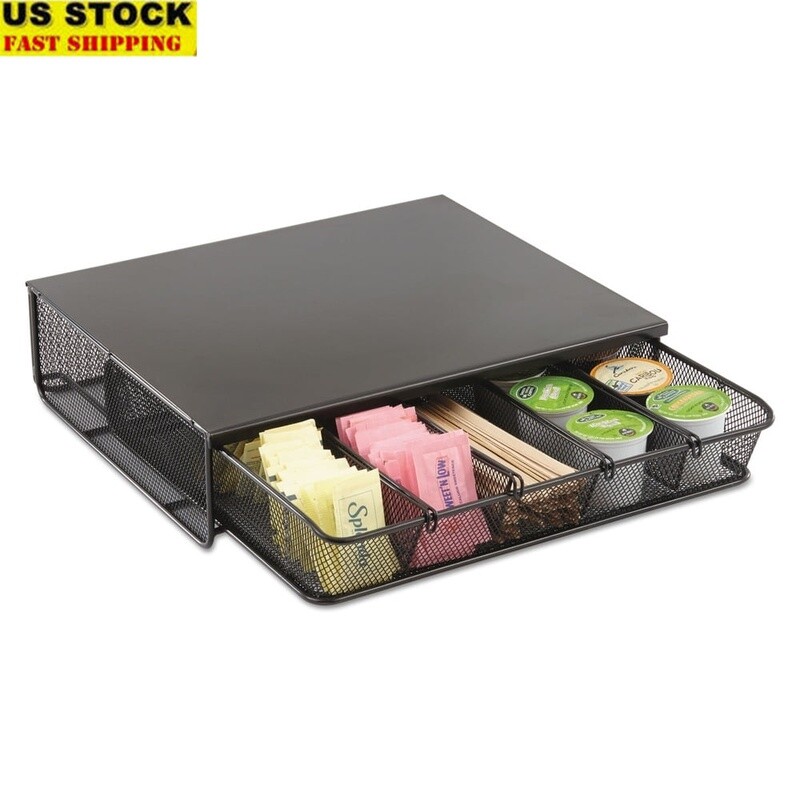 Mesh Drawer Organizer Stackable Storage Bins Office Supplies Accessories Holder