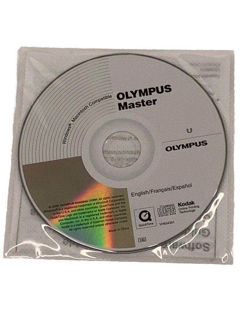 Olympus 2006 Digital Master U Disk CD Software for Stylus 750 740 with Key