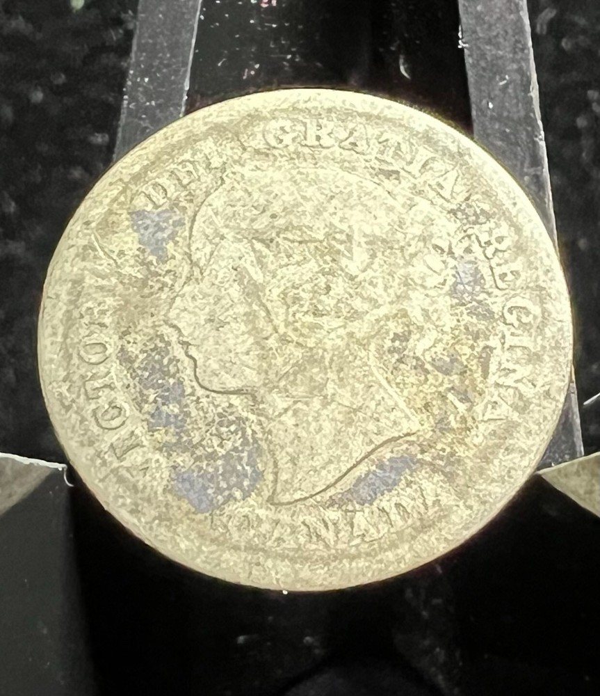 1875 H Canada 5 Cents *Silver