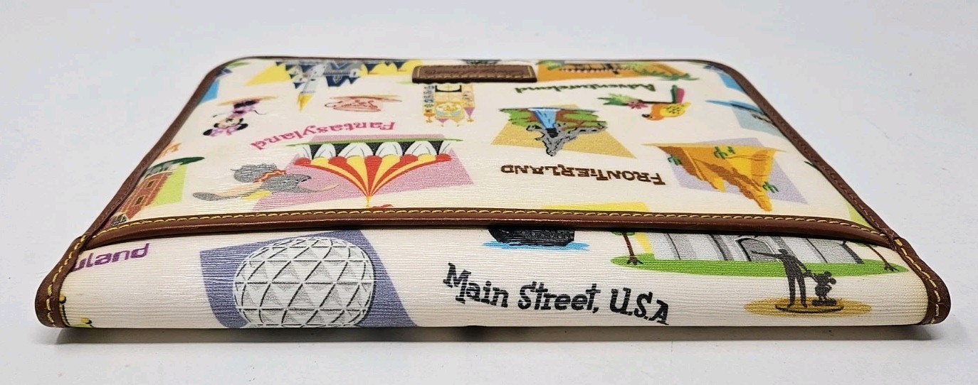 Dooney & Bourke DISNEY WORLD Retro iPad Tablet Case Leather Traveling Carrying