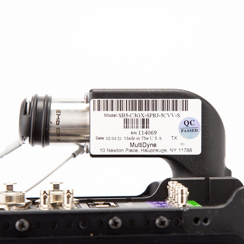 MultiDyne SilverBack Bidirectional 3G-SDI Camera Back Transceiver (V-Mount)
