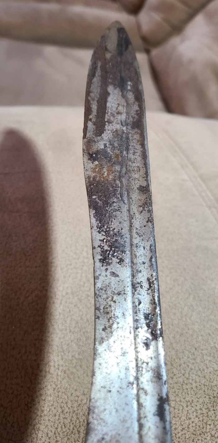 Toledo Spain WW1 WW2 Bolo Bayonet Complete But Rough For Restoration