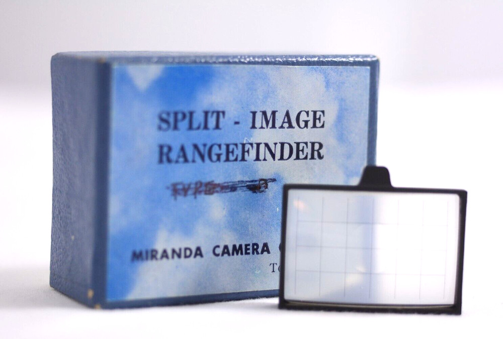 MIRANDA CAMERA MICROPRISM SPOT WITH LINES FOCUSING SCREEN WITH BOX (MINT)