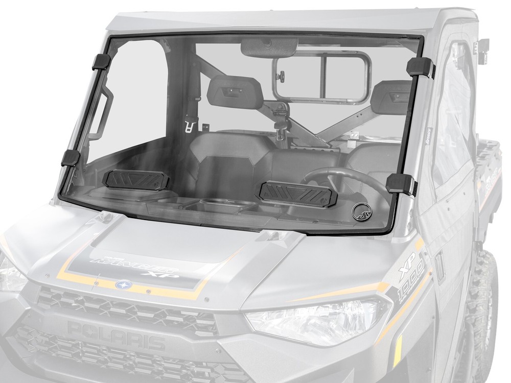 SuperATV Scratch Resistant Vented Windshield for Bobcat UV34/W Installed Seal