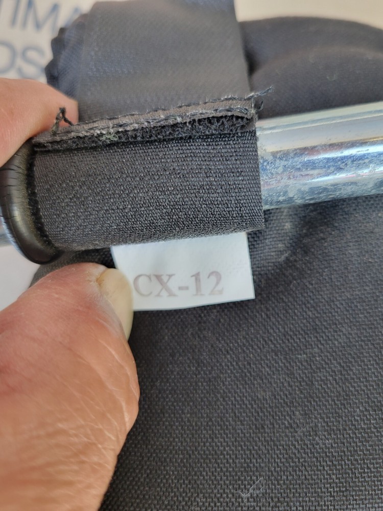 Convaid Cruiser Size 12 Headrest Extension Head Rest Black