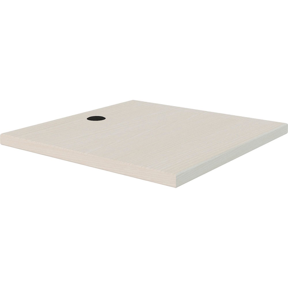 Interion Modular Partition Desktop 24"W x 24"D White Ash