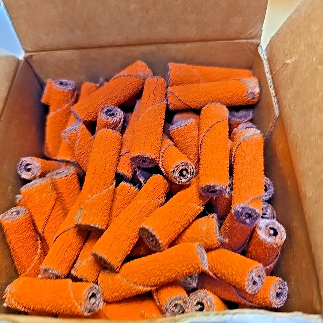 Merit 3/4" x 1-1/2" x 1/8" Cartridge Roll CR Straight Half Glued Pencils 100pk