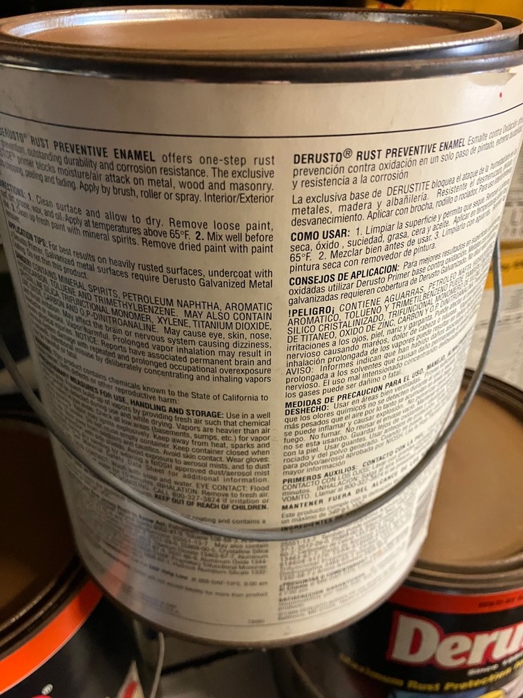Derusto Gal Gloss RED Gloss Professional Rust Preventive Enamel Paint